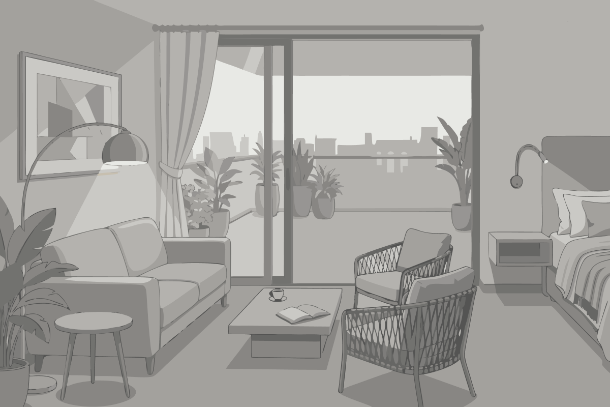 Superior Tweepersoonskamer met Eigen Balkon